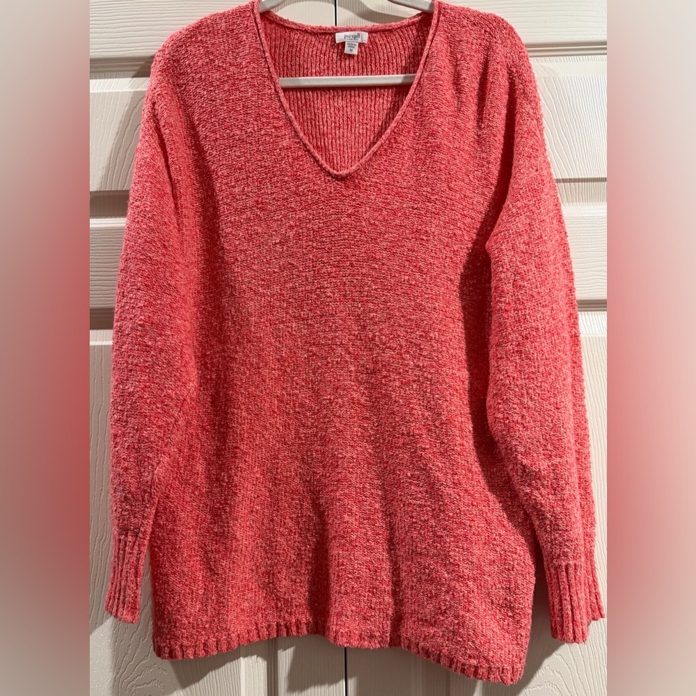 J. Jill Women's Long Sleeve Pullover Knit Sweater Size Medium